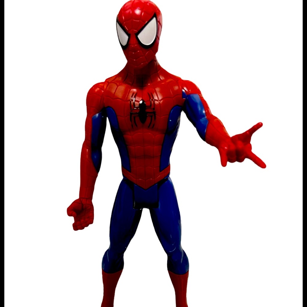11” spiderman action figure moveable poses